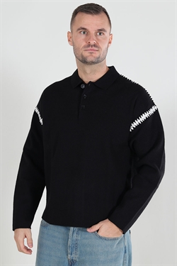 Jack & Jones Austin Knit Polo Black