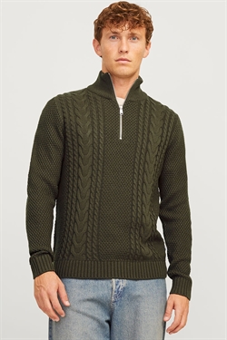 Jack & Jones Craig Half Zip Canteen