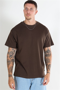 Solid Danton Box Fit Tee Slate Blac