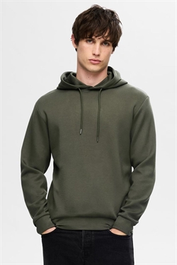 Selected Emanuel Hoodie Forest Nigh