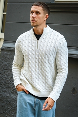 Only & Sons Kicker Cable Half Zip A